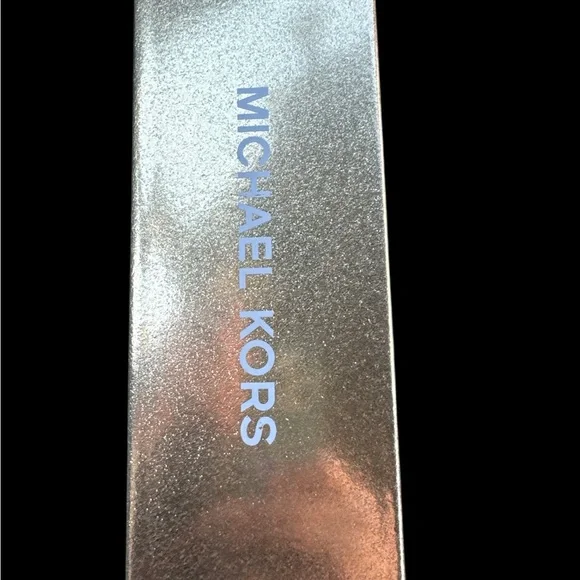 Michael Kors Black Belt with Gold and Silver Accents - Picture 5 of 5